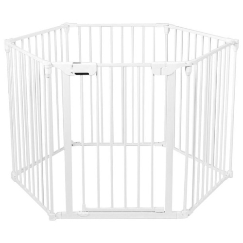 6 Panel Baby Safe Metal Gate Play Yard   - Lot 977