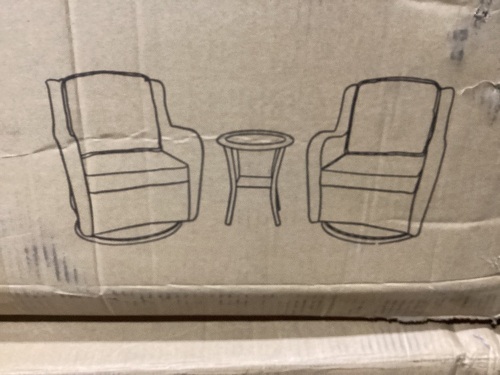 3 PC Patio Furniture Set  - Lot 13
