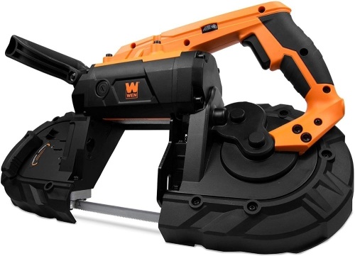 WEN 94396 10-Amp 5-Inch Variable Speed Handheld Portable Band Saw for Metal   - Lot 48
