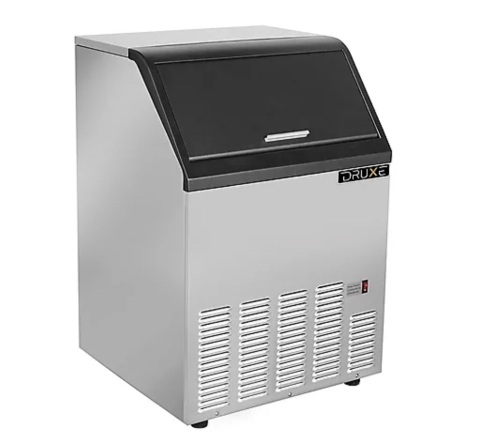 Druxe Freestanding Icemaker in Stainless Steel. Untested. Appears New - Lot 61