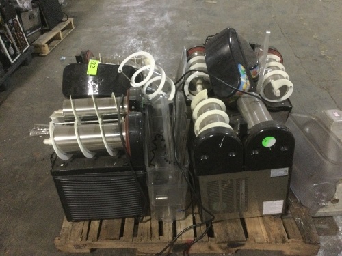 Lot of Omega Frozen Beverage Machines for Repair or Parts - Lot 222