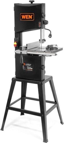 WEN 3962T 3.5-Amp 10-Inch Two-Speed Band Saw with Stand and Worklight - Lot 127