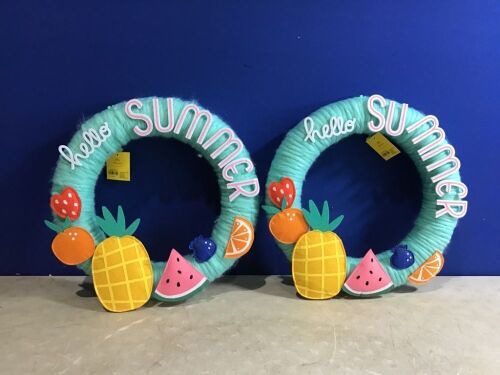 Case of (2) 16" Hello Summer Green Wreath - Lot 771