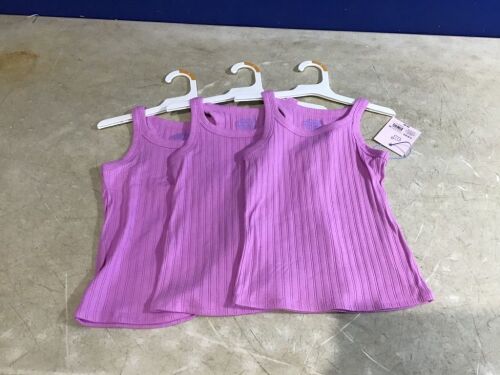 Lot of (3) Pale Magenta Girls Dresses, Size Small - Lot 976