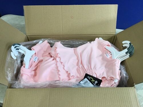Case of (12) 2 Piece Kids Pink Outfits, Size 18M - Lot 1138