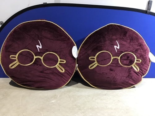 Lot of (2) Harry Potter 26" Round Floor Cushions - Lot 1107