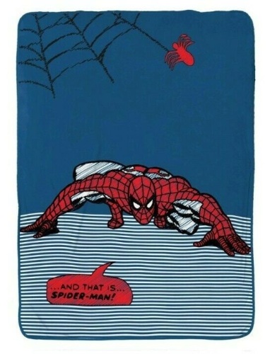 Case of Marvel Spiderman Throw Blankets  - Lot 837