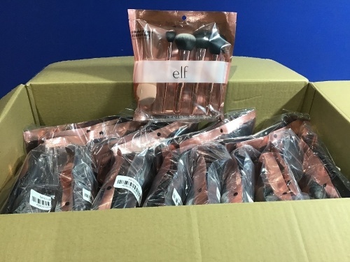 Case of (36) e.l.f. Cosmetics Complexion Essentials Brush & Sponge Set  - Lot 825