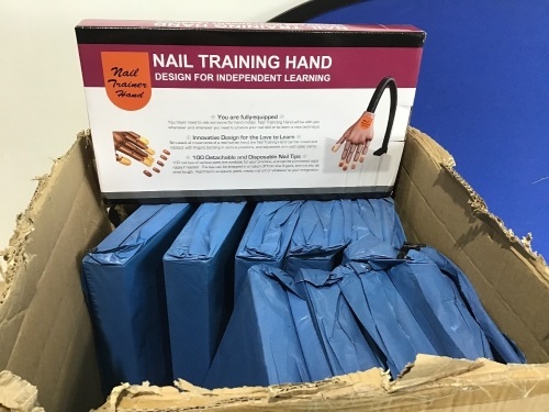 Lot of (10) Nail Training Hands  - Lot 860