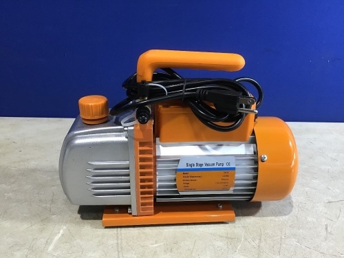 Single Stage Vacuum Pump  - Lot 194