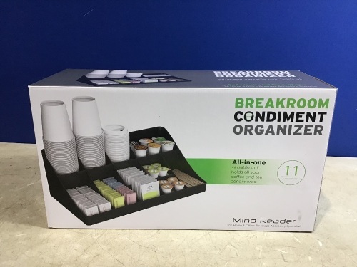 Mind Reader 11 Compartment Condiment Organizer  - Lot 820