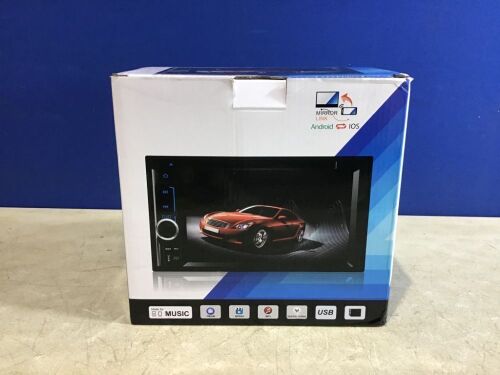 BT Mirror Link for Car Multimedia Player 6.2" LCD Display  - Lot 172