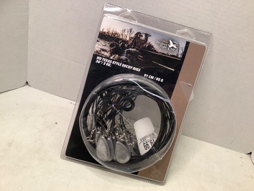 HD Texas Style Decoy Rigs, 36"/3oz, Ecommerce Return - Lot 105