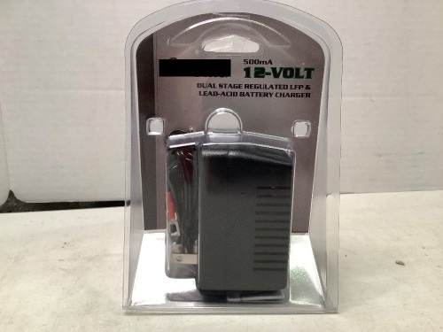 12-Volt Dual Stage Regulated LFP & Lead-Acid Battery Charger, Untested, Ecommerce Return - Lot 122