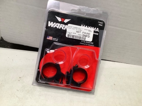 Warne 1 In Rimfire Rings, Ecommerce Return - Lot 123