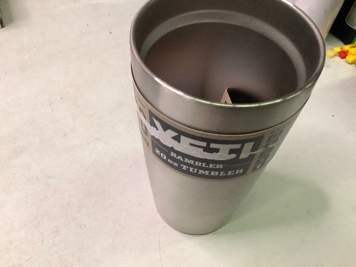 Yeti Rambler 20oz Tumbler, No Lid, Ecommerce Return - Lot 186