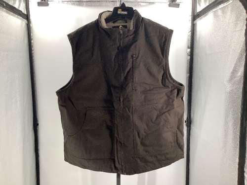 Red Head Sherpa Lined Men's Vest, XL, Appears New - Lot 294