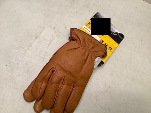 Men's Insulated Elkskin Gloves, XL, Appears New - Lot 324
