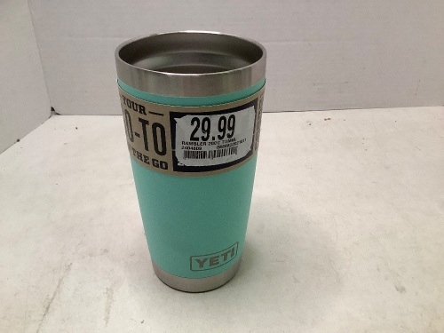 Yeti Rambler 20oz Tumbler, No Lid, Ecommerce Return - Lot 395