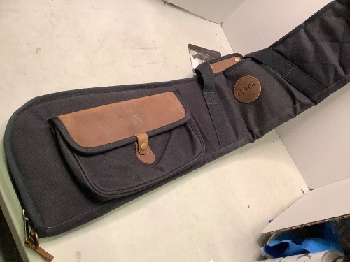 Canvas Navy Blue Shotgun Case, 52", Appears New - Lot 630
