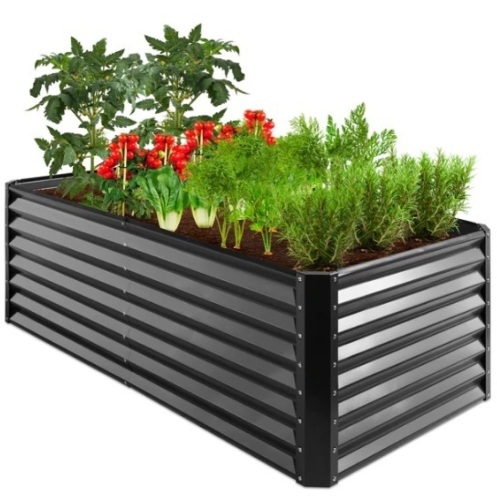 Outdoor Metal Raised Garden Bed for Vegetables, Flowers, Herbs - 6x3x2ft, Appears New - Lot 657