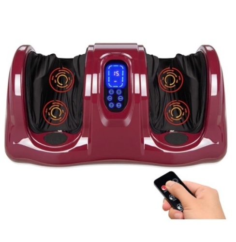 Therapeutic Foot Massager w/ High Intensity Rollers, Remote, 3 Modes, Appears New - Lot 659