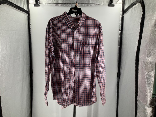 Huk, Tide Point Woven PLaid LS, XL, Appears New  - Lot 710
