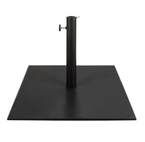 Steel Umbrella Base, Patio Stand w/ Tightening Knob & Anchor Holes, 38.5lb - Lot 662
