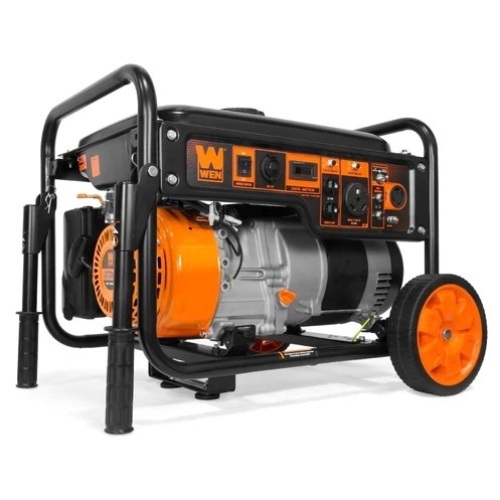 6000-Watt RV-Ready Portable Generator with Wheel Kit, CARB Compliant - Lot 138