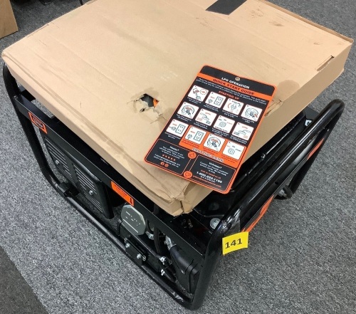 Dual Fuel Electric Start Portable Generator - Lot 141