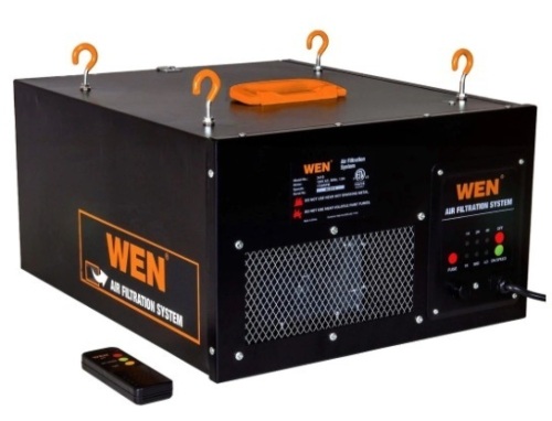 WEN 3410 3-Speed Remote-Controlled Air Filtration System (300/350/400 CFM) - Lot 36