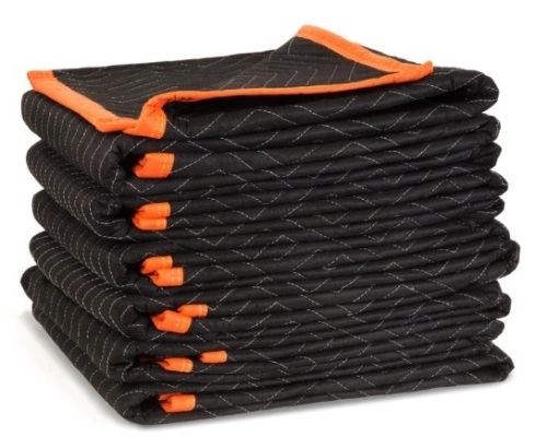 WEN 272406 72-Inch by 40-Inch Heavy Duty Padded Moving Blankets, 6-Pack - Lot 59