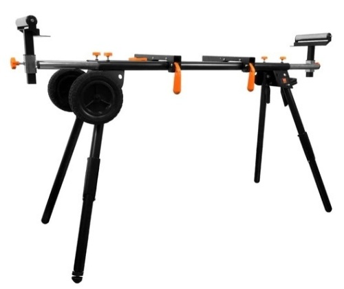 WEN MSA330 Collapsible Rolling Miter Saw Stand with 3 Onboard Outlets - Lot 40