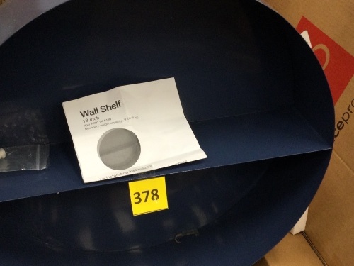 18" Round Wall Shelf - Lot 378