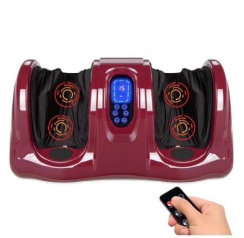 Therapeutic Foot Massager w/ High Intensity Rollers, Remote & 3 Modes - Lot 153