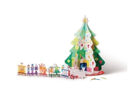 Mondo Llama Color-Your-Own Train & Tree, Large - Lot 184