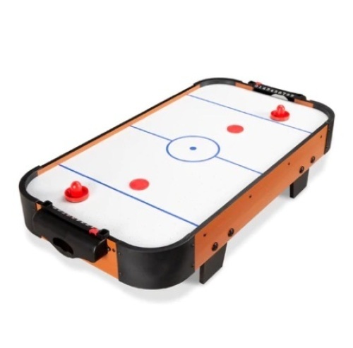 Tabletop Air Hockey Arcade Game Table w/ 2 Pucks & 2 Strikers, 40in - Lot 404