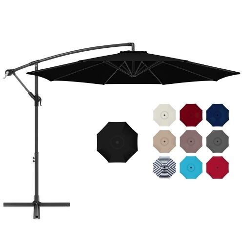 Offset Hanging Patio Umbrella - 10ft - Lot 3680
