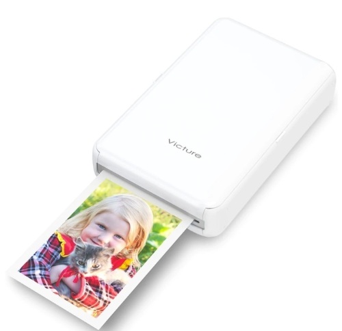 Victure 2x3" Portable Photo Printer, Powers Up, Appears New - Lot 365