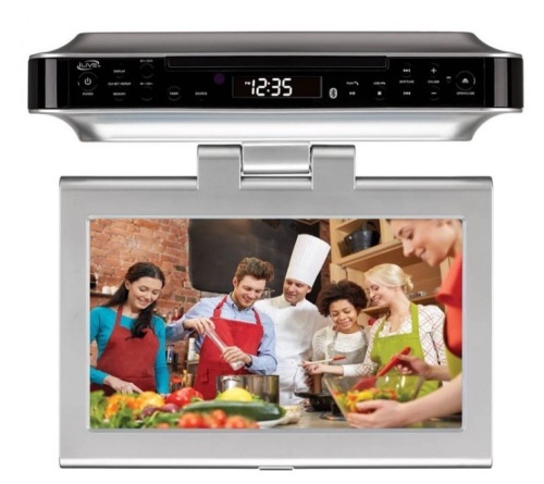 Wireless Under Cabinet TV/DVD/Music System, Untested, No Batteries, E-Comm Return, Retail $229.99 - Lot 650
