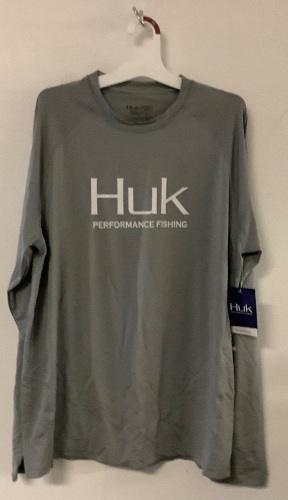 Men's Huk Shirt, L, New - Lot 507