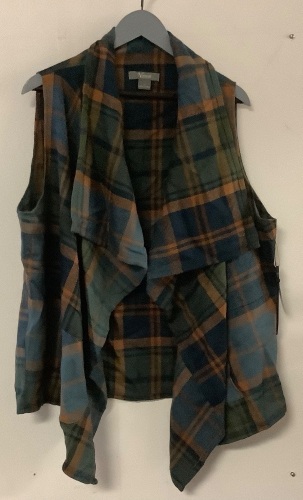 Women's Natural Reflections Vest, 1X, New - Lot 663