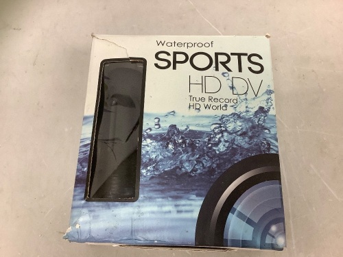 Waterproof Sports HD DV, Powers Up, E-Commerce Return - Lot 691