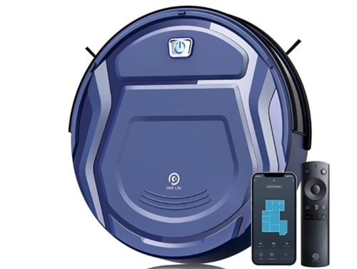 OKP Life K2 Robot Vacuum Cleaner 1800 mAh, E-Commmerce Return - Lot 441