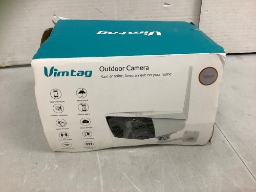 Vimtag Outdoor Security Camera, Powers Up, E-Comm Return - Lot 712