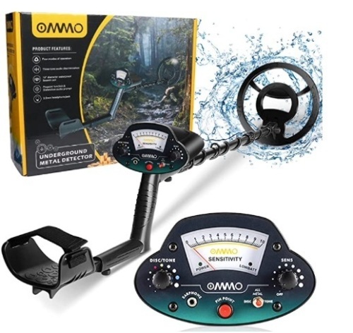 OMMO Waterproof Metal Detector, Appears New - Lot 512