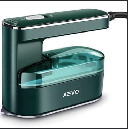 AEVO 2-in-1 Portable Steam Iron, Powers Up, Appears New - Lot 511