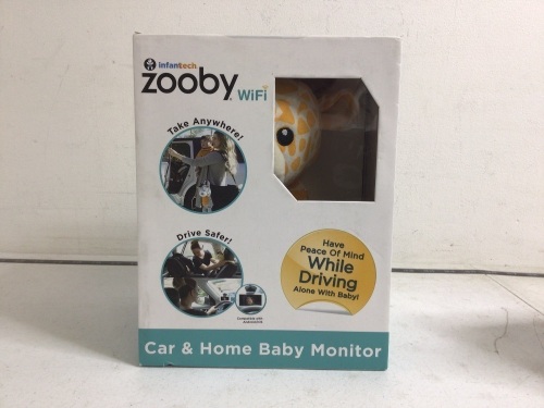 Zooby Car & Home Baby Monitor, Appears New - Lot 20
