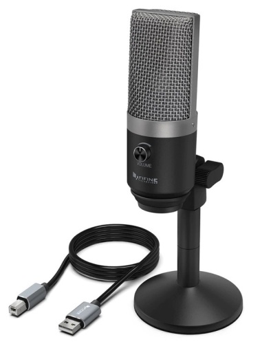 Fifine USB Microphone, Powers Up, E-Commerce Return - Lot 164