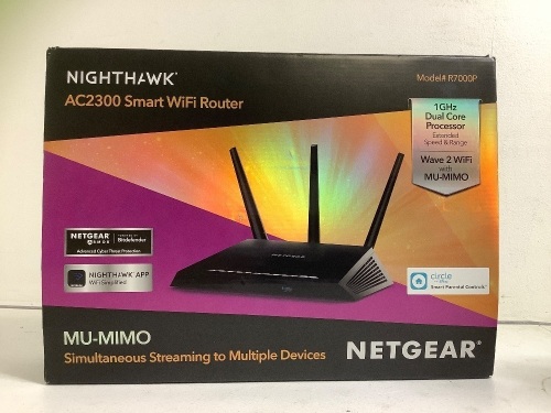Netgear Smart WiFi Router, Powers Up, Appears New - Lot 200